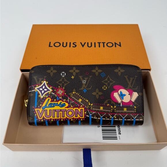 Louis Vuitton Vivienne Westwood Roller Coaster Long Zippy Wallet - Picture 1 of 12